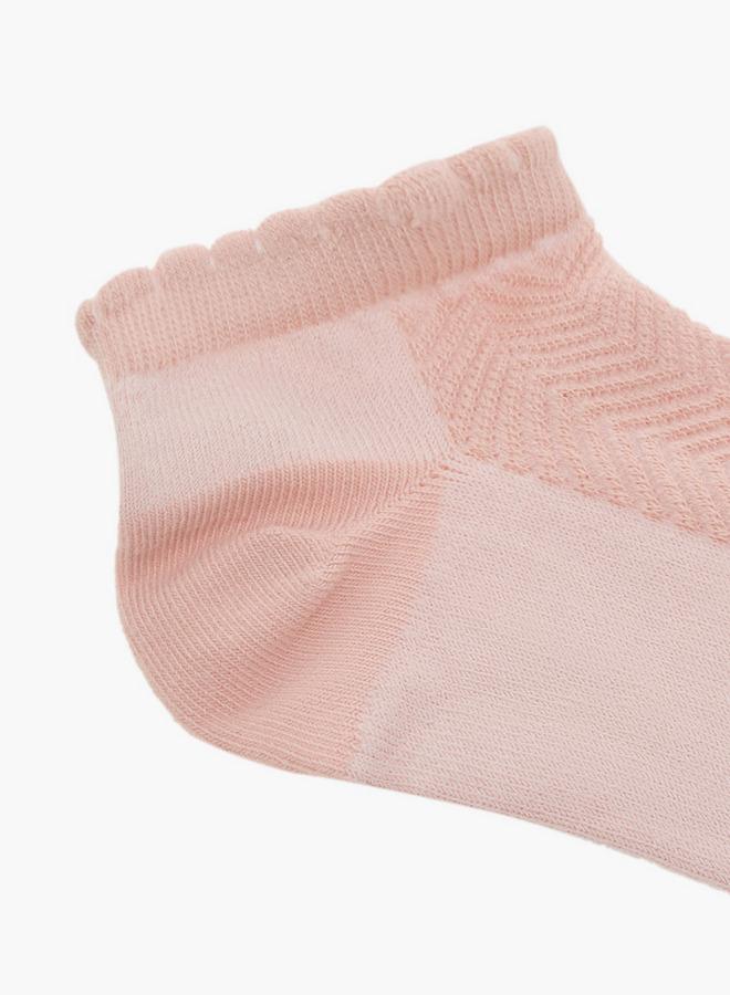 Flora Bella By Shoexpress Flora Bella Pack Of 5 Ankle Length Cotton Socks - Image 5